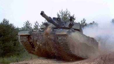 british challenger 2 main battle tanks doing vollyfire