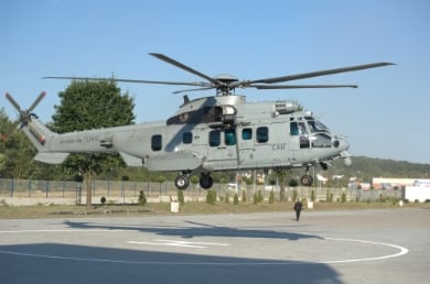 Airbus Presents H225M Caracal Helicopter At Polish Defense Exhibition