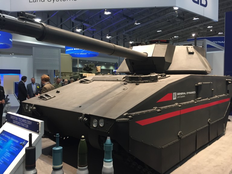 General Dynamics 'Griffin' Light Tank Concept Combines Three Programs ...