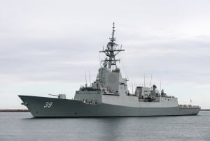 The Australian Navy’s HMAS Hobart (DDG-39) air warfare destroyer. (Photo: Royal Australian Navy)