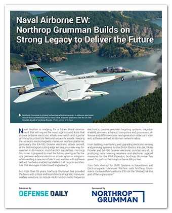 Naval Airborne EW: Northrop Grumman Builds On Strong Legacy To Deliver