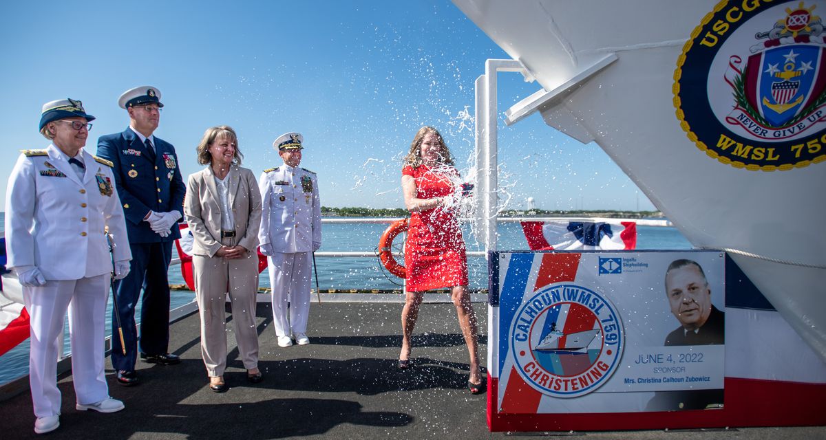 HII Christens 10th National Security Cutter - Defense Daily