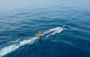 Israel Aerospace Industries’ (IAI) new autonomous unmanned BlueWhale submarine, unveiled in May 2023. (Photo: IAI)
