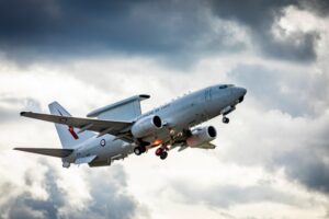 An E-7A Wedgetail takes off from Eielson AFB, Alaska (Royal Australian Air Force Photo)